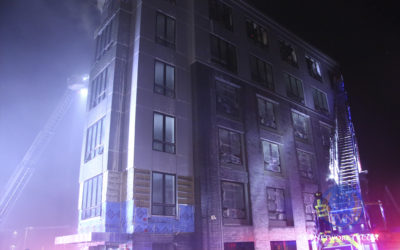 Fiery Blaze Scorches New Apartments