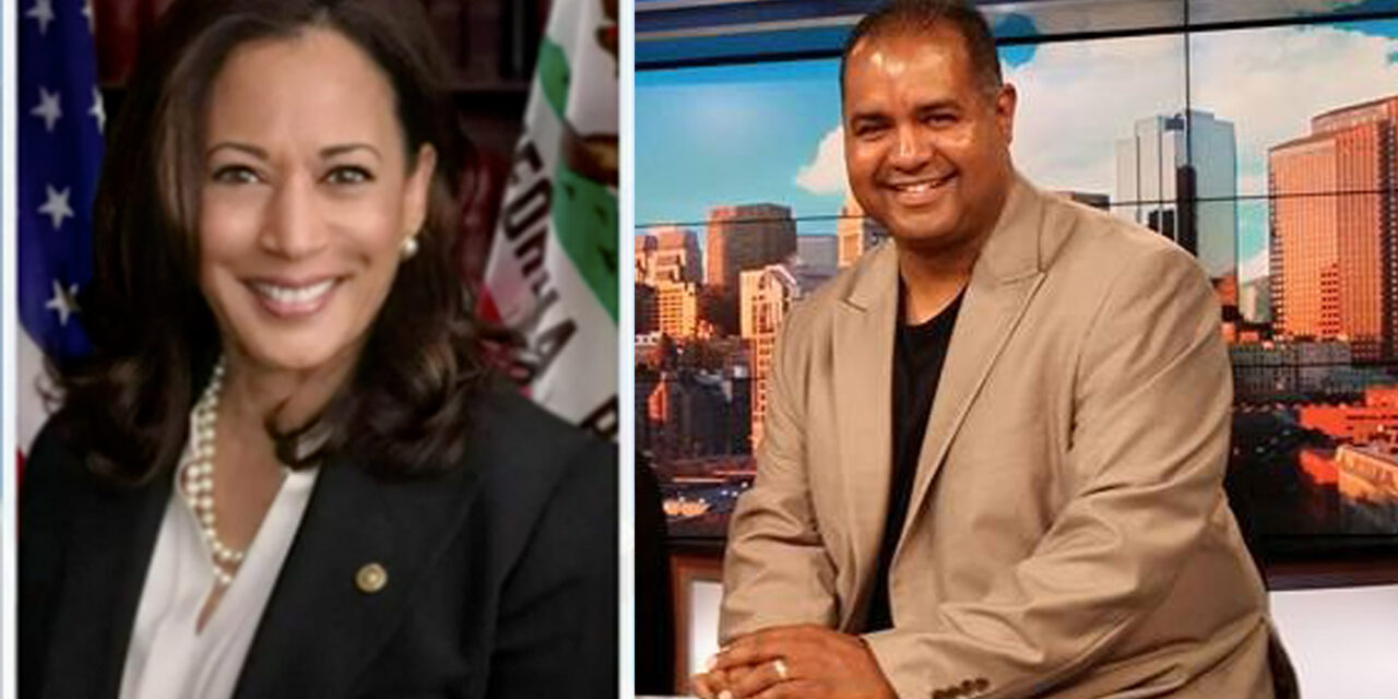 Cabo Verde Network Co-founder Darren Duarte & VP Elect Kamala Harris featured on NBC Station
